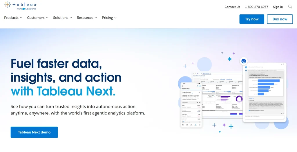 Tableau Homepage