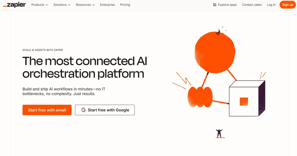 Zapier Homepage