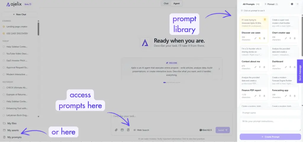 prompt library 