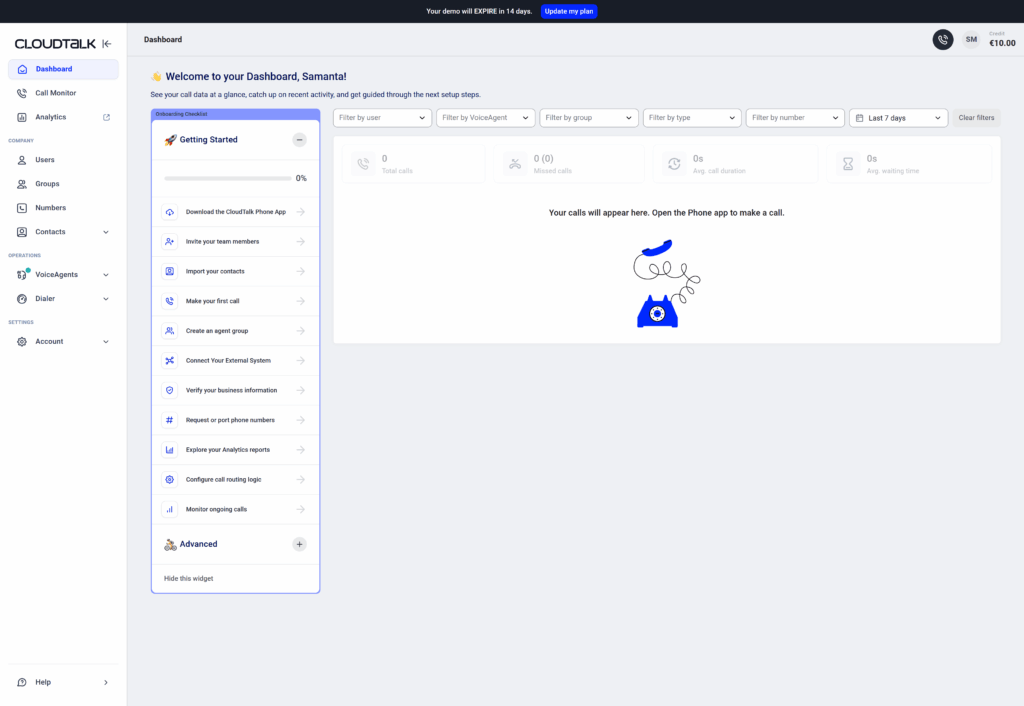 CloudTalk chat