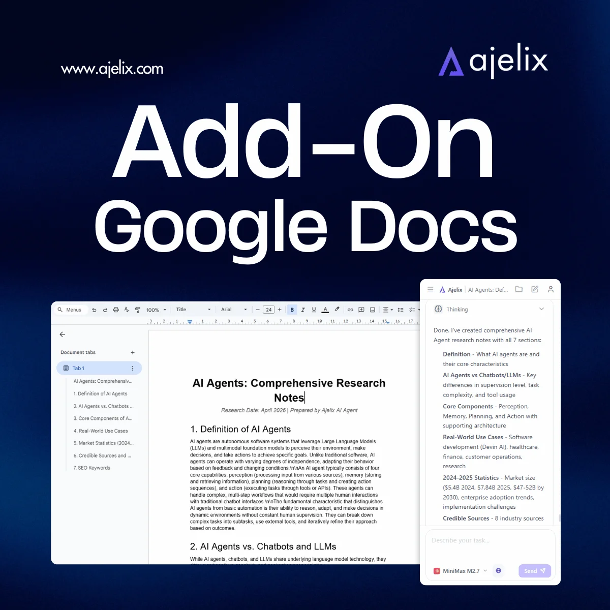 Google Docs AI Extension: Write and Research In One Place