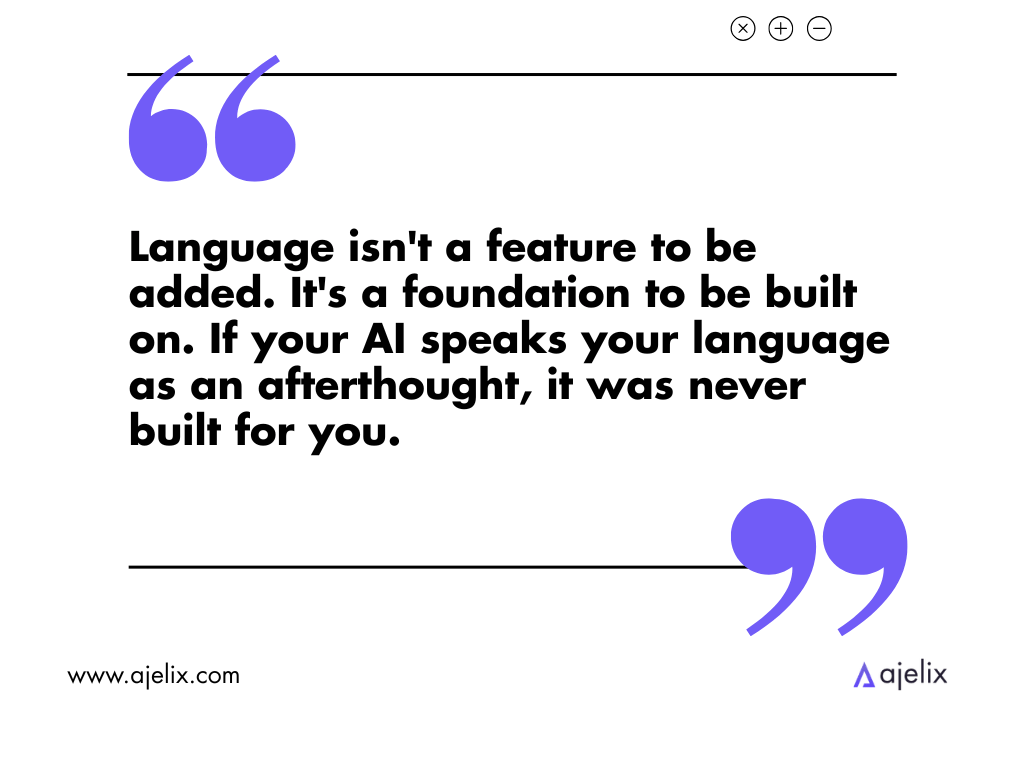 Ajelix's Quote about Multilingual AI