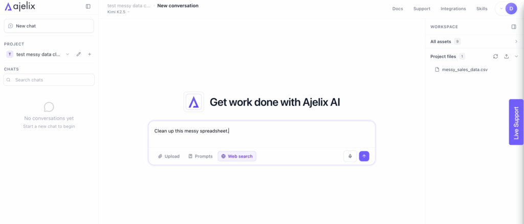 Ajelix test prompt