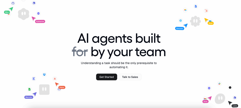 Screenshot: Gumloop Homepage