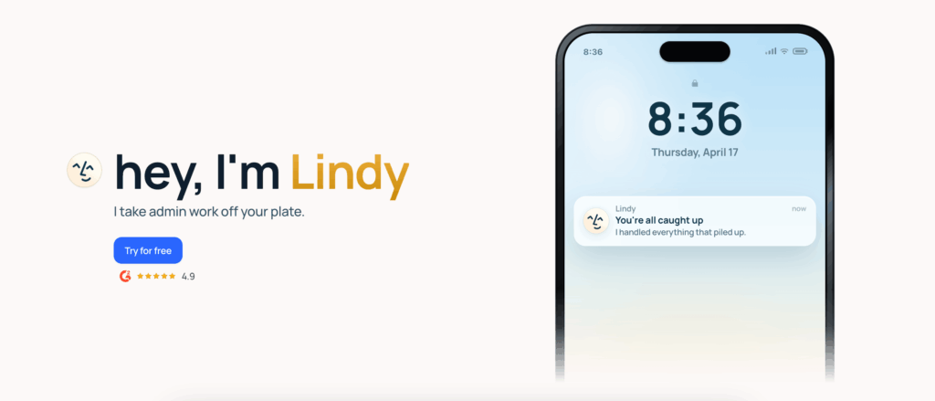 Screenshot: Lindy preview
