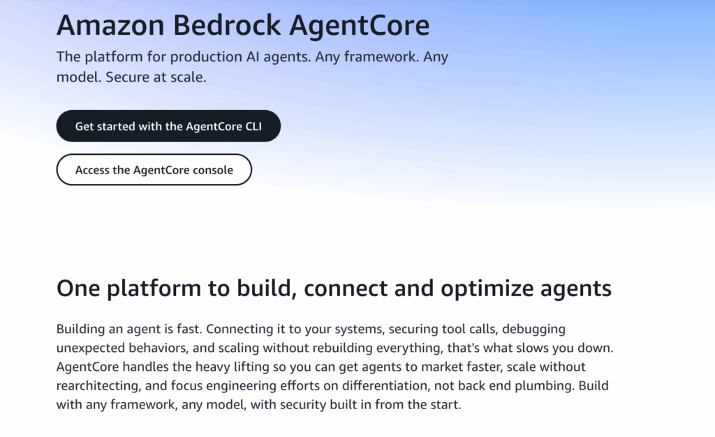 Screenshot: Amazon Bedrock website