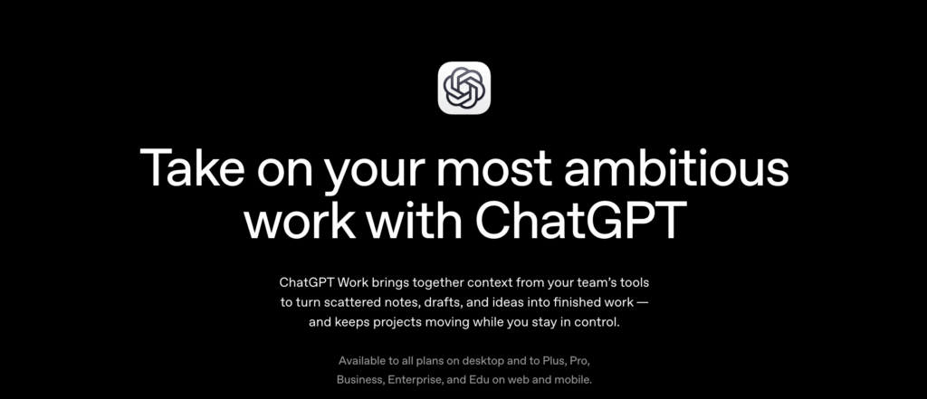 Screenshot: ChatGPT Agent preview