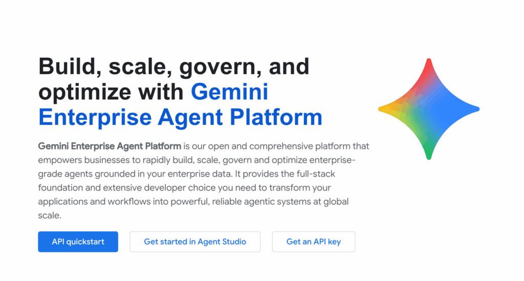 Screenshot: Gemini Enterprise Agent Platform