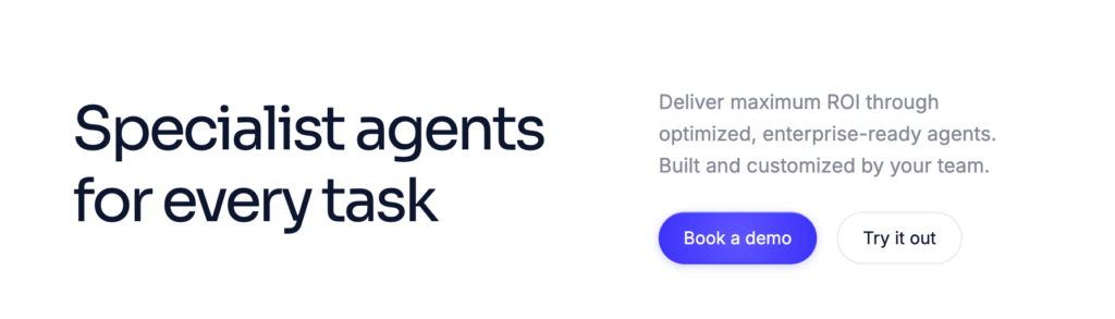 Screenshot: Relevance AI preview
