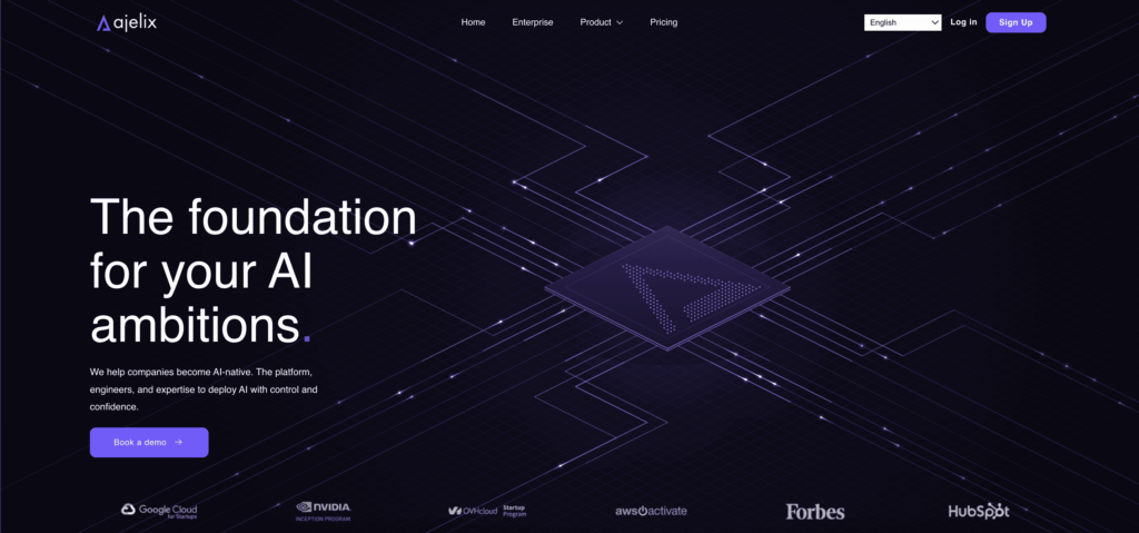 Screenshot: Ajelix Enterprise