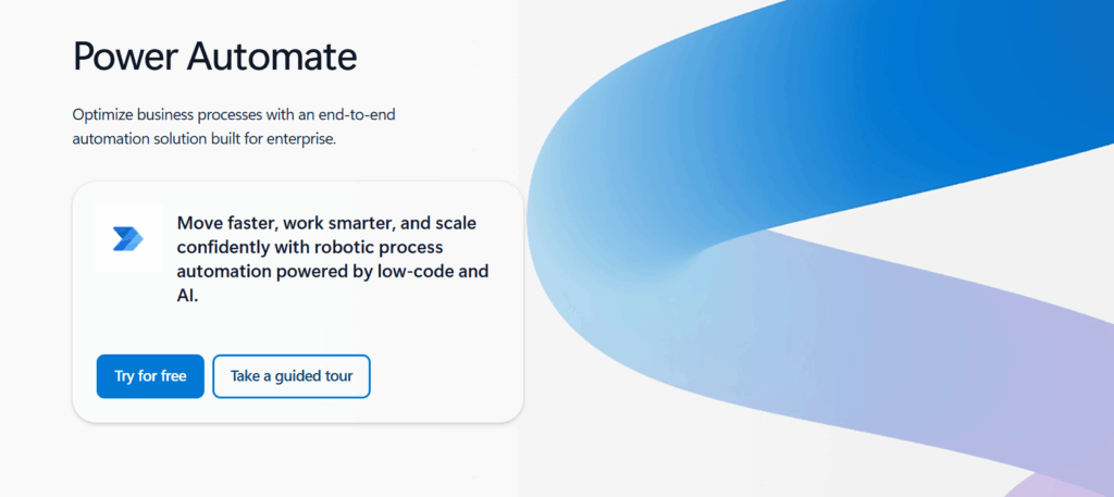 Screenshot: Microsoft Power Automate