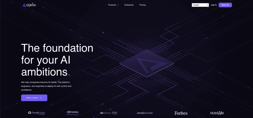 Screenshot: Ajelix Enterprise