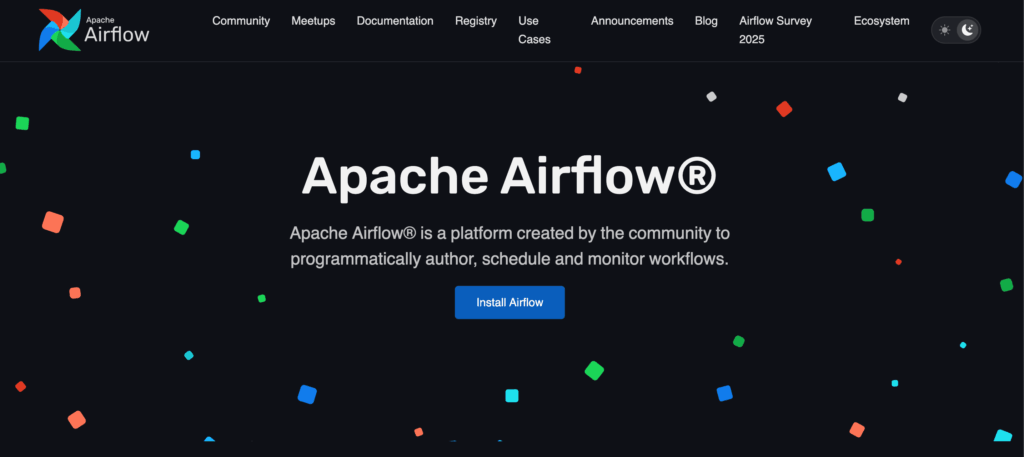 Screenshot: Apache Airflow