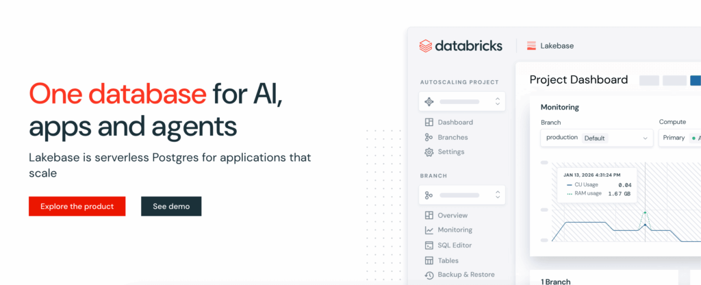 Screenshot: Databricks
