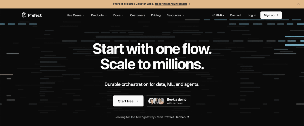 Screenshot: Prefect