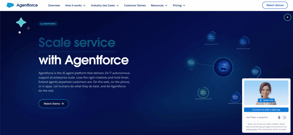 Screenshot: Salesforce Agentforce
